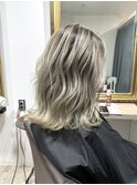 仙台シャドールーツデザインカラールーツカラーバレイヤージュ
