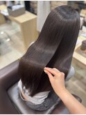 髪質改善 巻ける縮毛矯正 黒髪ロング 美髪ナチュラルストレート