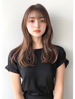 【ロングヘア　韓国ヘア　前髪あり　#26】#渋谷駅#韓国#髪質改善