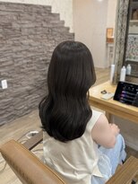 ヘア カンパニー トワ 千葉店(TOWA)&nbsp;千葉/千葉駅/ダブルカラー/オリーブグレー/黒髪/ヘッドスパ