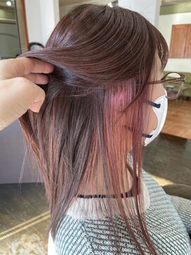 ラリュエル 江曽島店(La Ruelle.) ナチュラルインナーカラー