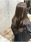 韓国風 オリーブブラウン ブリーチなし