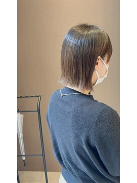 スーリール 小倉店(Sourire) 切りっぱなしボブ.20代.30.代.40代.髪質改善縮毛矯正