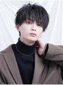 ニュアンスパーマ/波巻きツイストスパイラル/メンズカット[横浜]