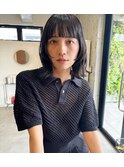 大人のレイヤーボブ