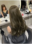  &nbsp;&nbsp;&nbsp;暗めでも透けるオリーブカラー♪