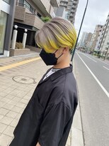 ジーナ オム 札幌(Zina Homme) デザインカラー*ナチュラルマッシュ*メンズ*Zina Homme札幌