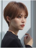 前髪あり大人耳掛けショート30代40代【AIN.表参道】川原大地