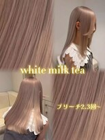 ベレーザ 渋谷(BELEZA)&nbsp;19761_髪質改善ミルクベージュハッシュカットフレンチバング