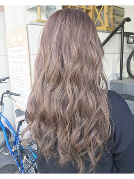 ルーナヘアー(LUNA hair) 『京都 ルーナ』セピアグレージュ×ハイライト【草木真一郎】