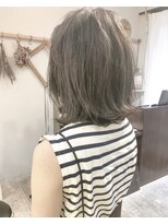 ヘアーアンドアトリエ マール(Hair&Atelier Marl)&nbsp;【Marl】グレージュカラーの無造作ボブ♪