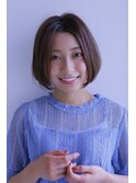 【FLAP】ナチュラルショートボブ