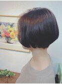 やわらかラインの  ショートボブ♪