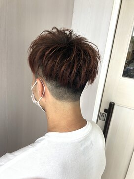 コレロ ヘアー(KORERO hair) レッド×2ブロック