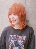 ヴィータ 田町(vi ta)&nbsp;【vi-ta tamachi石田大和】ウルフカット、オレンジカラー