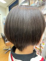 ファンモアサロンネクスト(fun more salon NEXT)&nbsp;丸みのあるやわらかショートボブ