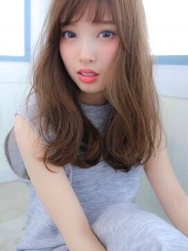 ソヨン 豊田土橋店(SOYON) マロンベージュ 前髪あり くびれミディアム