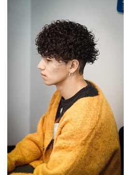 プロショップウェーブ(PRO SHOP WAVE) カーリーパーマ×マッシュ