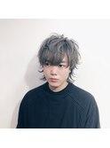 グレージュカラー×ウルフ