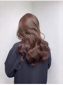 S/Sピンクラベンダー×レイヤーカット 新宿