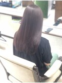 40代/愛されツヤ髪/マットブラウン/白髪染め