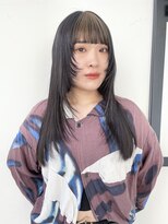 【koti原宿】エクステでロングレイヤー、前髪カラー　担当高崎