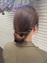 ヘアアンドメイクフリッシュ(HAIR&MAKE FRISCH) シニヨン