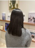 髪質改善でサラサラセミロングに♪
