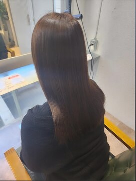 ボアップ(boappu) エアーストレート×グレージュ