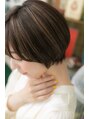 カバーヘア ブリス 大宮西口店(COVER HAIR bliss) 上品で大人っぽい白髪ぼかしカラー（ハイライトでぼかします）