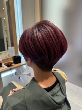 シー(THEE) 大人ショートヘルシースタイルハイライトカラーメンズライク