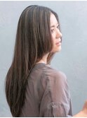 大人可愛い大人美人くすみカラーアッシュグレーベージュ