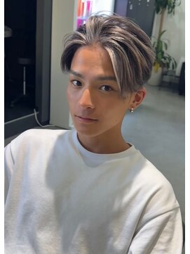 メンズサロン キング 梅田店(Men’s salon K!ng) 波巻きツイストスパイラルパーマ/フェザーパーマ/眉毛