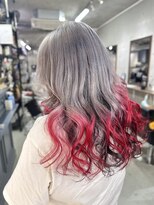 ダンク(DUNK)&nbsp;シルバーレッドグラデーション