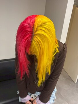 ベレーザ 渋谷(BELEZA) 13916ニュアンスカラーブリーチデザイン韓国ウルフレイヤー