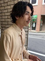 ハイプ(HYPE)&nbsp;メンズカット/センターパート/フェザーパーマ/メンズ