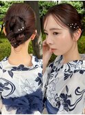 浴衣ヘアアレンジ