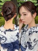 浴衣ヘアアレンジ