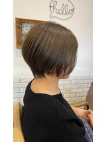 ミルク(MILK)&nbsp;ショートボブ×くびれショート×オリーブグレージュ30代40代50代