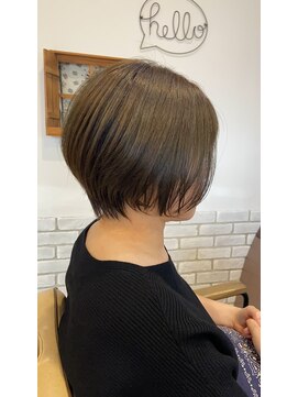 ミルク(MILK) ショートボブ×くびれショート×オリーブグレージュ30代40代50代