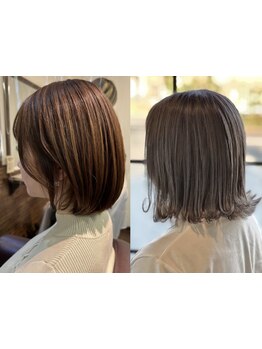 経験豊富な女性スタイリストが在籍。うねり・白髪・毛の細りなど、年齢によって変わる悩みに寄り添います。