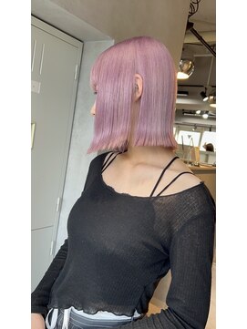 フォート(FORT) ケアブリーチダブルカラー　ピンクラベンダー