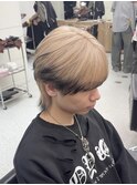 MEN’S HAIR/ブルーブラック/フェザーパーマ/渋谷
