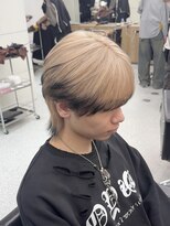 メンズペレ 渋谷(MEN'S PELE)&nbsp;MEN’S HAIR/ブルーブラック/フェザーパーマ/渋谷