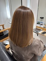 クラン(Chlan)&nbsp;髪質改善ナチュラルストレート×ベージュカラー