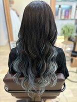 ヴァンクラウドフロムコウベ 恵庭店(VENT CLOUD from KOBE)&nbsp;20代30代グラデーションカラーミントブルー