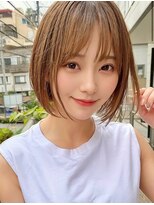 サンドパールス 仙台店(sand PALCE)&nbsp;髪質改善/大人ガーリー/似合わせカット/ショートボブ前髪/仙台