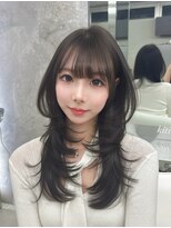 キティー サカエ(kiti SAKAE)&nbsp;グレージュ/レイヤーカット/ハッシュカット/オリーブベージュ/栄