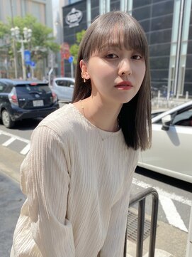 アクシス ナゴヤ(AXIS NAGOYA) 北野イメチェン/ピンクベージュ/アンブレラカラー/前髪/名古屋駅