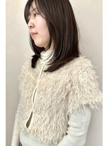 ラシアヘアー(LASIA HAIR)&nbsp;【LASIA大分/牧駅徒歩5分】ミディアムレイヤー/ブラウンベージュ